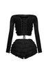 Sunny Mesh Lace Top & Shorts SET